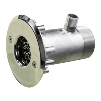 Форсунка RunwillPools Р2-24.1 гидромассажная 20-45м³/ч, AISI-304 одноструйная в сборе - wod-mir.ru 