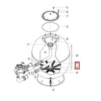 Коллектор с коленом Hayward S360SLE (RRFI0016.04R\RFD0310.72R) - wod-mir.ru - Екатеринбург 