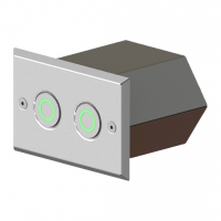  Адаптер Xenozone АД.02.2-01 для двух пьезокнопкок, AISI-304 - wod-mir.ru 