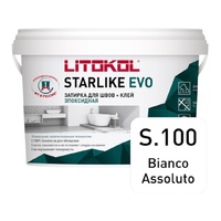 Эпоксидная затирка Litokol Starlike Evo S.100 Bianco Assoluto (2,5кг) - wod-mir.ru 