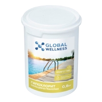 Global Wellness Экохлорин средство для дезинфекции воды (гранулы), 0,8кг - wod-mir.ru 