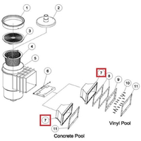 Корпус скиммера Aquaviva EM0020 (1051044) - wod-mir.ru 