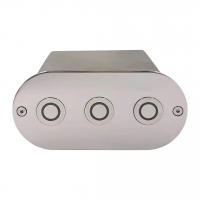  Адаптер Xenozone АД.02.3 для трех пьезокнопкок, AISI-304 - wod-mir.ru 