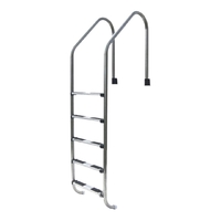 Лестница Aquaviva Standard ST-515, 5 ступеней, AISI-304 - wod-mir.ru 