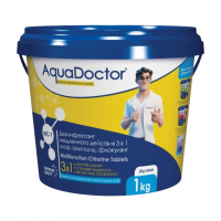  AquaDoctor MC-T хлор длительного действия 3в1, таблетки (20г), 1кг - wod-mir.ru 