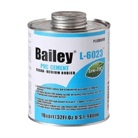 Клей для труб ПВХ Bailey L-6023, 946мл - wod-mir.ru 