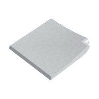 Копинговый камень Carobbio Standard, угол внешний прямой, 390х390 (серый) - wod-mir.ru 