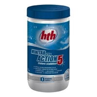 Таблетки стабилизированного хлора hth Minitab Action 5в1, (20г), 1,2кг - wod-mir.ru 
