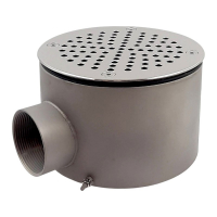 Донный слив Xenozone СД.60.2 круглый, 165х100мм, AISI-304 (под пленку) - wod-mir.ru 