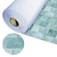 Пленка ПВХ Cefil Keramik Greenocean 1,65x25м (41,25м²) зеленая плитка - wod-mir.ru 