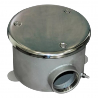 Донный слив RunwillPools Р4-01L с антивихревой крышкой, 160x100, AISI-316 (под плитку) - wod-mir.ru 