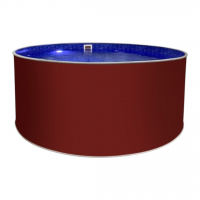 Бассейн Лагуна 5,5х1,25м круглый, рубиново-красный - wod-mir.ru 