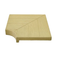 Угловой элемент Aquaviva 90°, 500х500х70-40, Wood бежевый - wod-mir.ru 