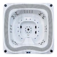 СПА бассейн Kingston JCS-88 (240x240x95см) переливной  - wod-mir.ru - Екатеринбург 