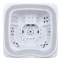 СПА бассейн Kingston JCS-89 чаша (240х240x95см) переливной  - wod-mir.ru 