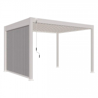 Защитный экран 4м, Белый (ручное управление) - wod-mir.ru 