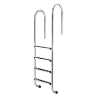 Лестница Hayward Asymmetric Muro MAI4HF узкий борт, AISI-304 (4 ступени) - wod-mir.ru - Екатеринбург 