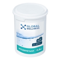 Global Wellness Экодеметалл средство для удаления ионов металлов (порошок), 0,8кг - wod-mir.ru 