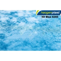 Пленка ПВХ Haogenplast 3D Blue, ширина 1,65м (синий) - wod-mir.ru - Екатеринбург 