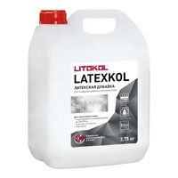 Латексная добавка к клею Litokol Latexkol (3,75кг) - wod-mir.ru 