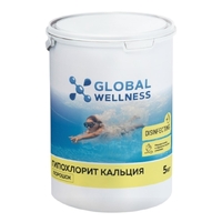 Global Wellness Экохлорин Шок средство для дезинфекции воды (порошок), 5кг - wod-mir.ru 