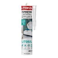 Герметик силиконовый Litokol Litosil, прозрачный (280мл) - wod-mir.ru 