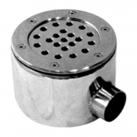 Донный слив д.155, AISI-316, Акватехника АТ 04.01М (универсальный) - wod-mir.ru 