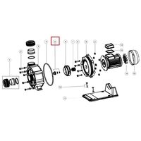 Гайка крыльчатки насосов Aquaviva AFS (89023503) - wod-mir.ru 