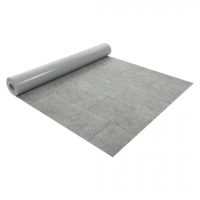  Пленка ПВХ Renolit Alkorplan Tile Quartz Grey 1,65x21м (34,65м²) серая плитка - wod-mir.ru 