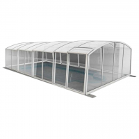 Павильон для бассейна 10,6х4х1,9м, 5 секций, Seccon AVRORA H - wod-mir.ru 