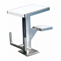  Стартовая тумба вертикальная, 390мм, AISI-316, Акватехника АТ 10.13М - wod-mir.ru 