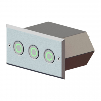  Адаптер Xenozone АД.02.3-01/1 для трех пьезокнопкок, AISI-316 - wod-mir.ru 