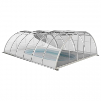 Павильон для бассейна 10,6х2,5х1,25м, 5 секций, Seccon STANDART H - wod-mir.ru 