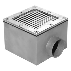 Донный слив Aquaviva 150x150мм, AISI-304 (под пленку) - wod-mir.ru - Екатеринбург 