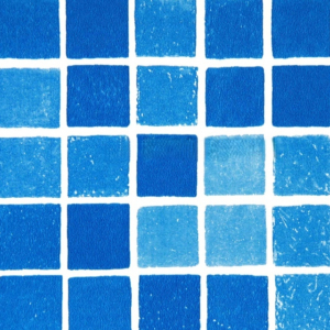  Пленка ПВХ Renolit Alkorplan 3000 Byzance Blue 1,65х25м (голубая мозаика) - wod-mir.ru 