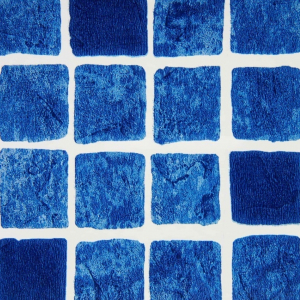  Пленка ПВХ Renolit Alkorplan 3000 Persia Blue 1,65х25м (синяя мозаика) - wod-mir.ru 