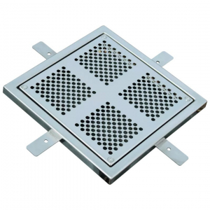 Решетка донного слива RunwillPools Р4-15L, 300х300мм, AISI-316 (под плитку) - wod-mir.ru 