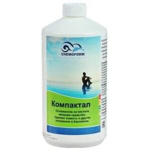 Chemoform Компактал моющее средство на основе кислоты для открытых бассейнов, 1л - wod-mir.ru - Екатеринбург 