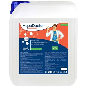 AquaDoctor CL-14 гипохлорит натрия, жидкий хлор, 20л - wod-mir.ru - Екатеринбург 