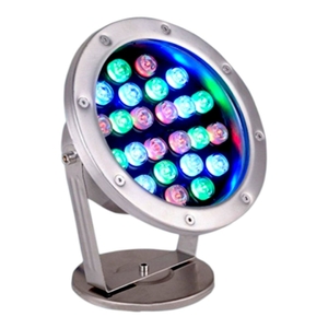 Прожектор светодиодный 24Вт, RGB, d.190мм, Jcaqua JLL7-190 - wod-mir.ru 