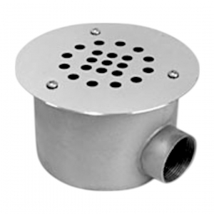 Донный слив д.155, AISI-316, Акватехника АТ 04.09М (под плитку) - wod-mir.ru 