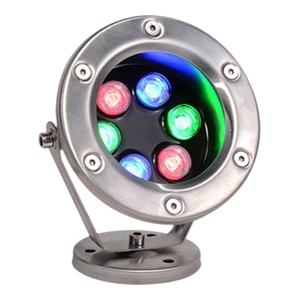 Прожектор светодиодный 6Вт, RGB, d.120мм, Jcaqua JLL7-120 - wod-mir.ru 