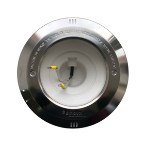 Корпус прожектора Aquaviva PAR56 NP300-S S/S с накладкой, латунные вставки (универсальный) - wod-mir.ru 