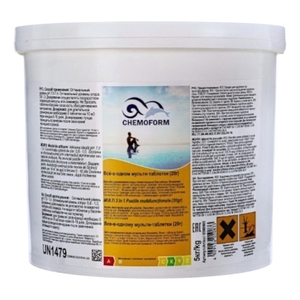 Chemoform Всё-в-одном мульти, таблетки (20г), 5кг - wod-mir.ru 