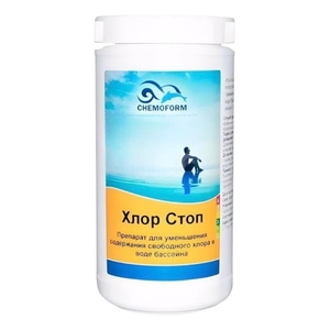 Chemoform Хлор-Стоп средство для понижения уровня хлора (гранулы), 1кг - wod-mir.ru 
