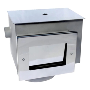 Скиммер 15л с автодоливом и переливом, AISI-304, Акватехника АТ 05.28 (под плитку) - wod-mir.ru 