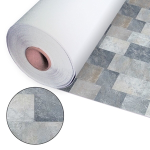 Пленка ПВХ Cefil Keramik Bluemoon 1,65x25м (41,25м²) серая плитка - wod-mir.ru 