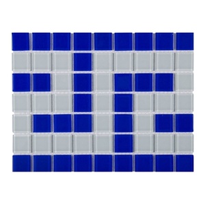 Фриз греческий Aquaviva Cristall сине-белый B/W - wod-mir.ru 