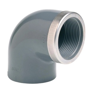 Угол 90° Effast d40x1 1/4", c металлическим кольцом (RGRGOR040E) - wod-mir.ru 