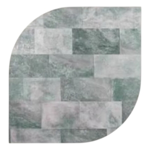 Пленка ПВХ Cefil Keramik Greenocean 1,65x25м (зеленая плитка) - wod-mir.ru 